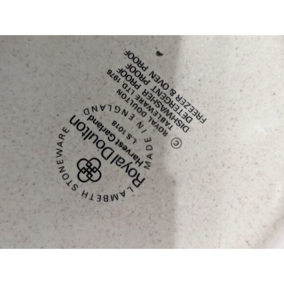 Royal Doulton Harvest Garland Cramer and coffee pot with lid stoneware - Picture 11 of 13